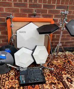 Vintage 1980s Simmons Electronic Drum Kit Cymbals SDS9 Module