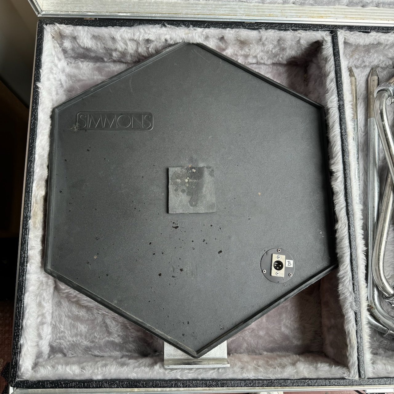 Vintage 1980s Simmons Red Yellow 7x Drums Pads Controllers Ronnie Lane Studio Vintage 1980s Simmons Red Yellow 7x Drums Pads Controllers Ronnie Lane Studio