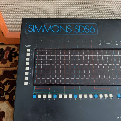 Vintage 1980s Simmons SDS6 Sequencer Drum Machine System Ronnie Lane Studio