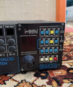 Vintage 1980s Simmons SDS7 Rack Drum Machine System Ronnie Lane Studio