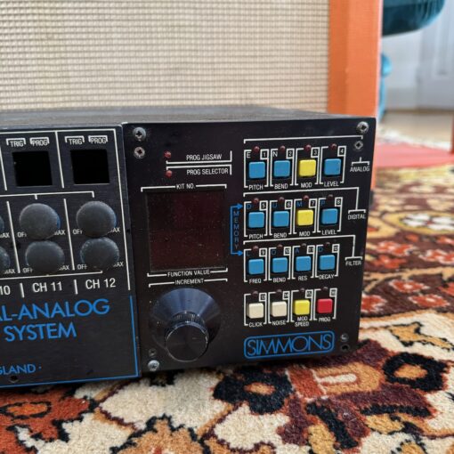 Vintage 1980s Simmons SDS7 Rack Drum Machine System Ronnie Lane Studio