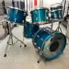 Vintage 1980s Tama Superstar Aquamarine 8 Piece Drum Kit