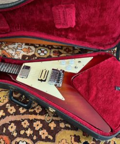 Vintage 1981 Gibson USA Flying V Cherry Sunburst Guitar Kahler