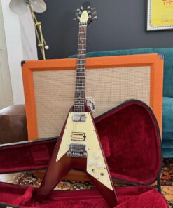 Vintage 1981 Gibson USA Flying V Cherry Sunburst Guitar Kahler