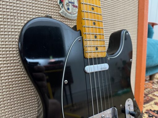 Vintage 1983 1984 Fender Squier Telecaster MIJ SQ Black Guitar