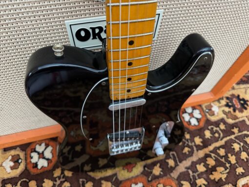 Vintage 1983 1984 Fender Squier Telecaster MIJ SQ Black Guitar