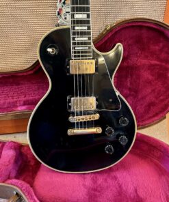 Vintage 1983 Gibson Les Paul Custom Black Beauty Guitar