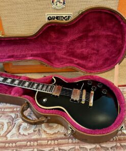 Vintage 1983 Gibson Les Paul Custom Black Beauty Guitar
