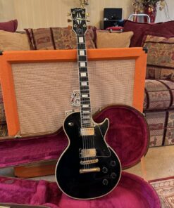 Vintage 1983 Gibson Les Paul Custom Black Beauty Guitar