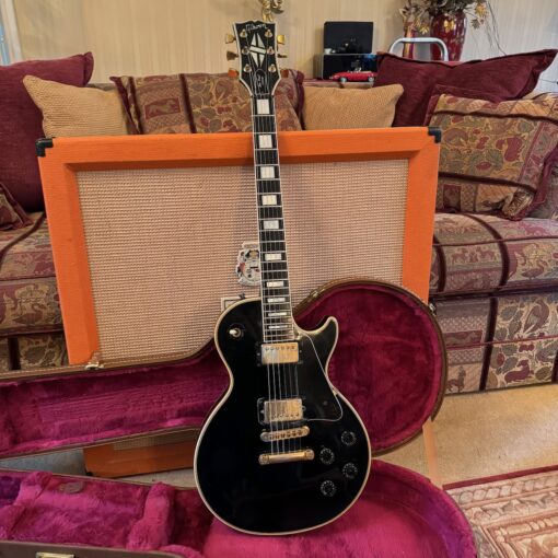 Vintage 1983 Gibson Les Paul Custom Black Beauty Guitar