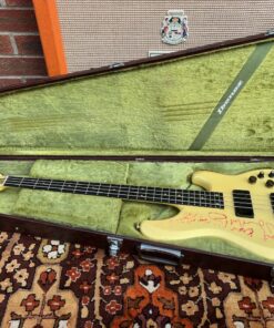 Vintage 1984 Ibanez Musician MC924 Bass Guitar Signed Jack Bruce Noel Redding