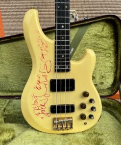 Vintage 1984 Ibanez Musician MC924 Bass Guitar Signed Jack Bruce Noel Redding