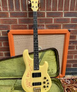 Vintage 1984 Ibanez Musician MC924 Bass Guitar Signed Jack Bruce Noel Redding