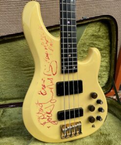 Vintage 1984 Ibanez Musician MC924 Bass Guitar Signed Jack Bruce Noel Redding