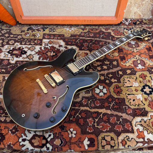 Vintage 1988 Epiphone by Gibson Sheraton VSB Electric Guitar 1980s