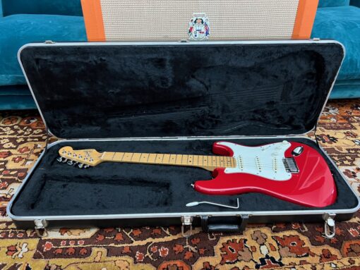 Vintage 1988 Fender Stratocaster USA Standard Red Guitar