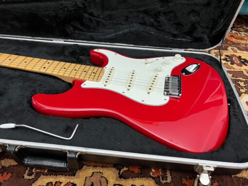 Vintage 1988 Fender Stratocaster USA Standard Red Guitar