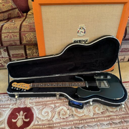 Vintage 1988 Fender Telecaster USA E3 Charcoal Frost Metallic Guitar