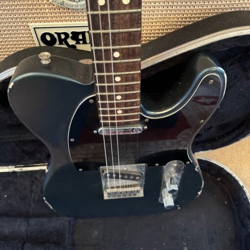 Vintage 1988 Fender Telecaster USA E3 Charcoal Frost Metallic Guitar