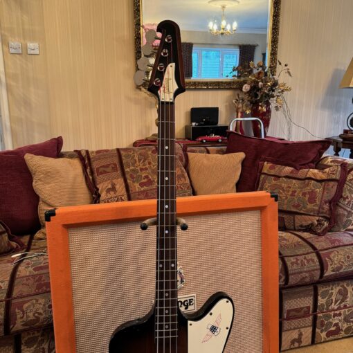 Vintage 1990 Greco Thunderbird TB750 Brown Burst Japan Bass