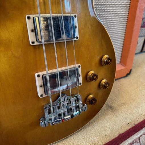 Vintage 1992 Gibson Les Paul LPB3 Standard Honeyburst Bass Julian Cope