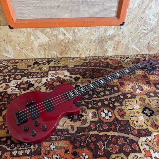 Vintage 1993 Gibson LPB1 USA Red Les Paul Bass Guitar
