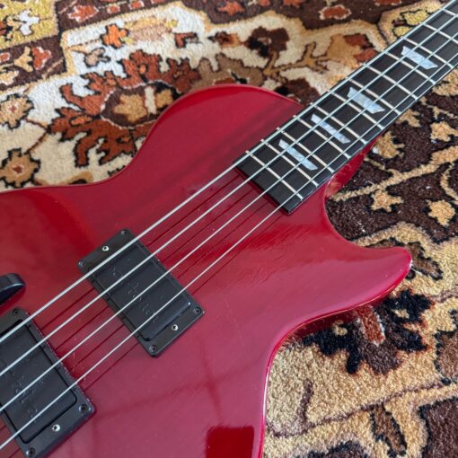 Vintage 1993 Gibson LPB1 USA Red Les Paul Bass Guitar
