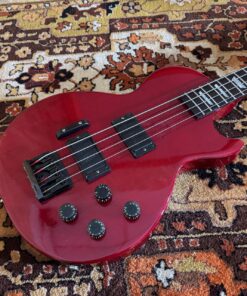 Vintage 1993 Gibson LPB1 USA Red Les Paul Bass Guitar