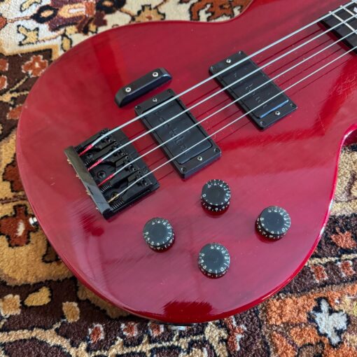 Vintage 1993 Gibson LPB1 USA Red Les Paul Bass Guitar