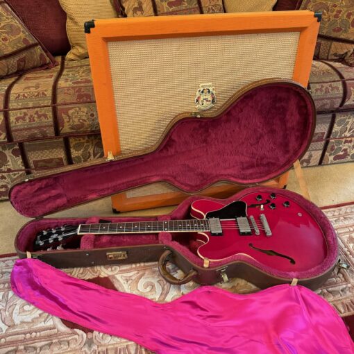 Vintage 1997 Gibson ES335 Dot USA Cherry Red Guitar OHSC