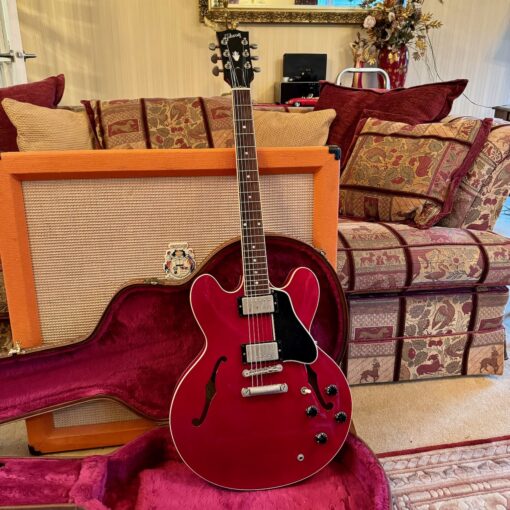Vintage 1997 Gibson ES335 Dot USA Cherry Red Guitar OHSC