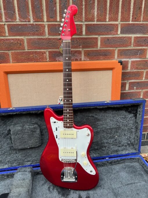 Vintage 2006 Fender Jazzmaster Candy Apple Red 62 Japan Guitar