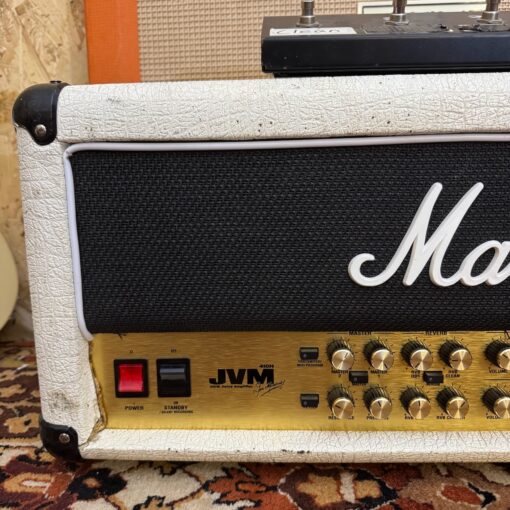 Vintage 2007 Marshall JVM 410H 100w White Valve Amplifier Head