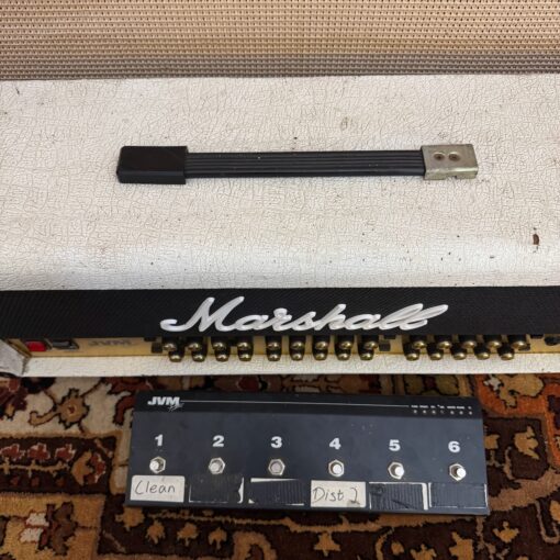 Vintage 2007 Marshall JVM 410H 100w White Valve Amplifier Head
