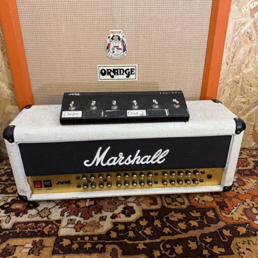 Vintage 2007 Marshall JVM 410H 100w White Valve Amplifier Head