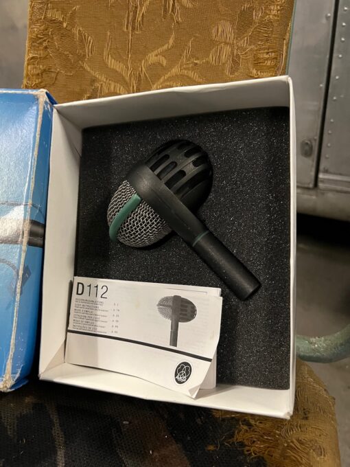 Vintage AKG D112 Dynamic Kick Bass Drum Microphone Ronnie Lane