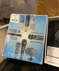 Vintage AKG D112 Dynamic Kick Bass Drum Microphone Ronnie Lane