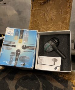 Vintage AKG D112 Dynamic Kick Bass Drum Microphone Ronnie Lane