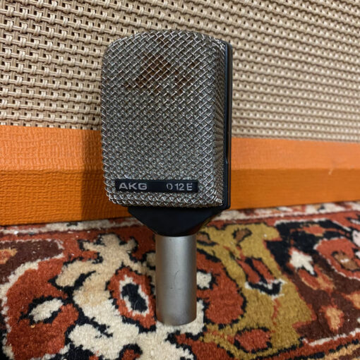 Vintage AKG D12 D12E Austria Drum Dynamic Cardioid Microphone
