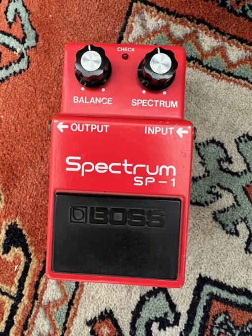 Vintage Boss Spectrum SP1 Red Made in Japan Guitar Pedal