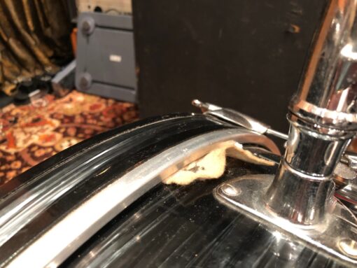 Vintage Premier Olympic Jazz Drum Kit Grey Pearl 20 14 12
