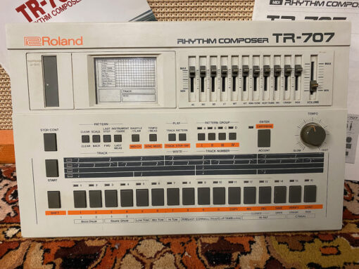 Vintage Roland TR707 Drum Machine Rhythm Composer Synthesizer