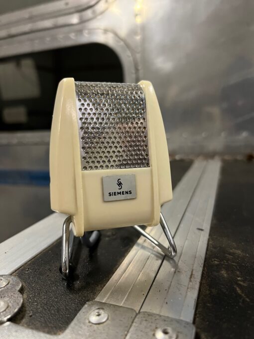 Vintage Siemens 6 S Ela 1238 Cream Gold Microphone Ronnie Lane