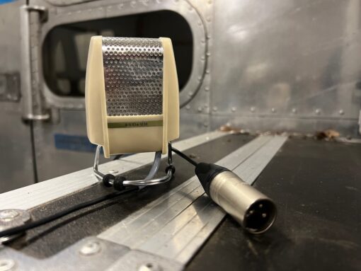 Vintage Siemens 6 S Ela 1238 Cream Gold Microphone Ronnie Lane